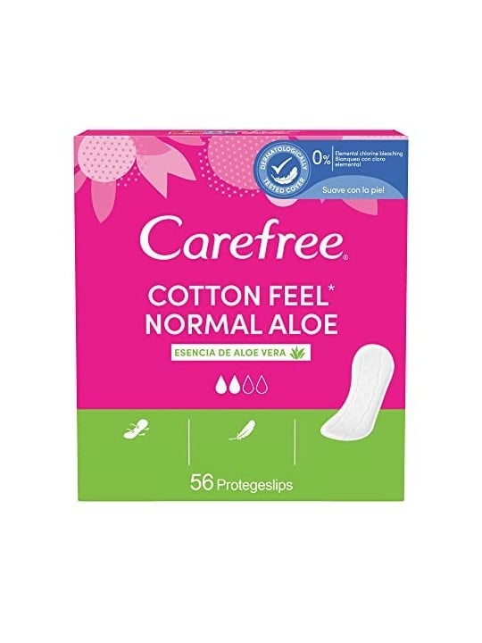 Carefree CAREFREE NORMAL ALOE protezione cotone 56 unit donna