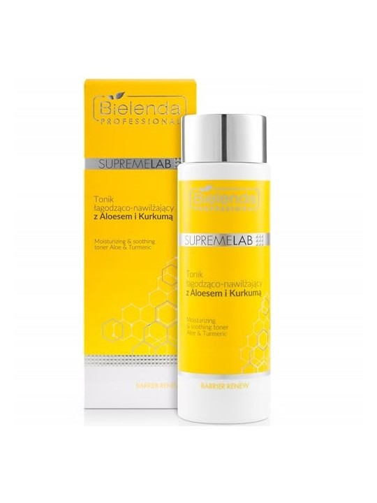 Tonico lenitivo e idratante con aloe e curcuma 200ml