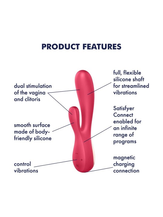 Satisfyer MONO FLEX Red Vibrator 1 UNIT