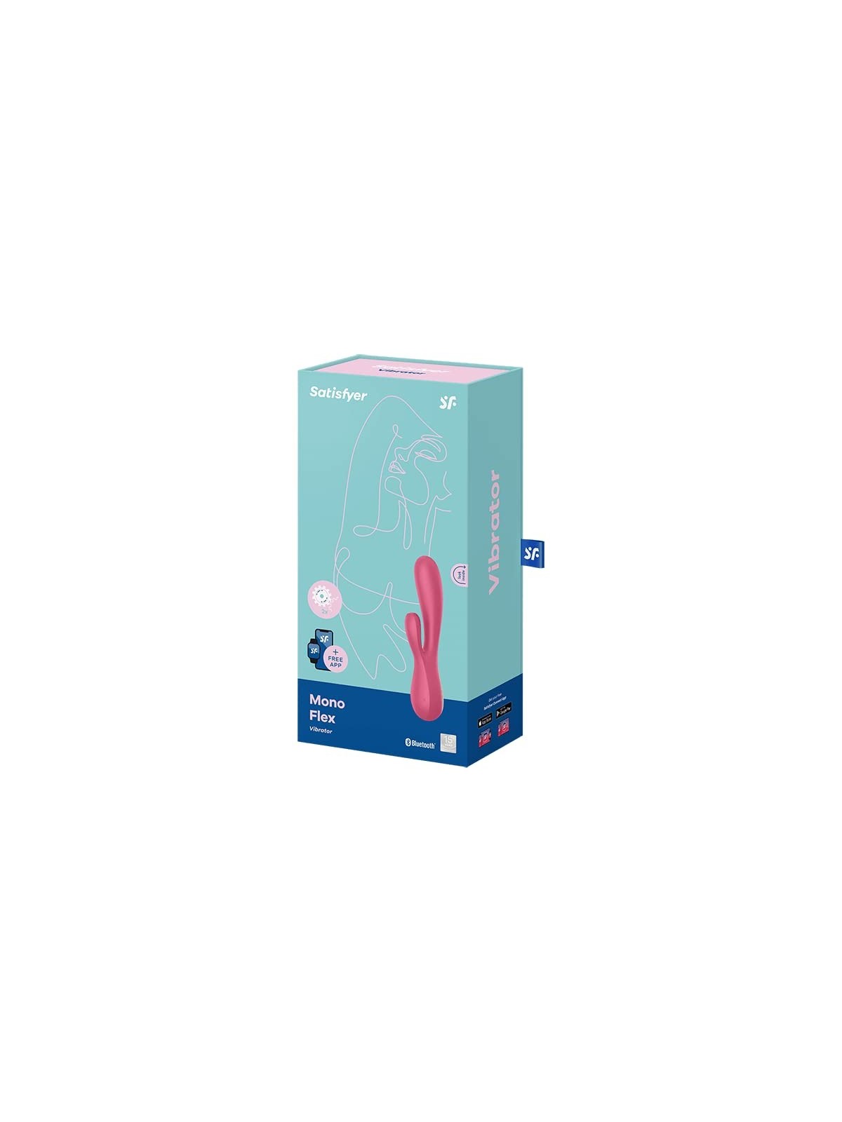 Satisfyer MONO FLEX Red Vibrator 1 UNIT