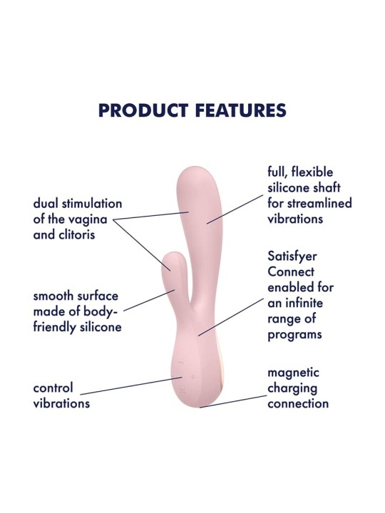 Vibratore Satisfyer Mono Flex con App e Bluetooth