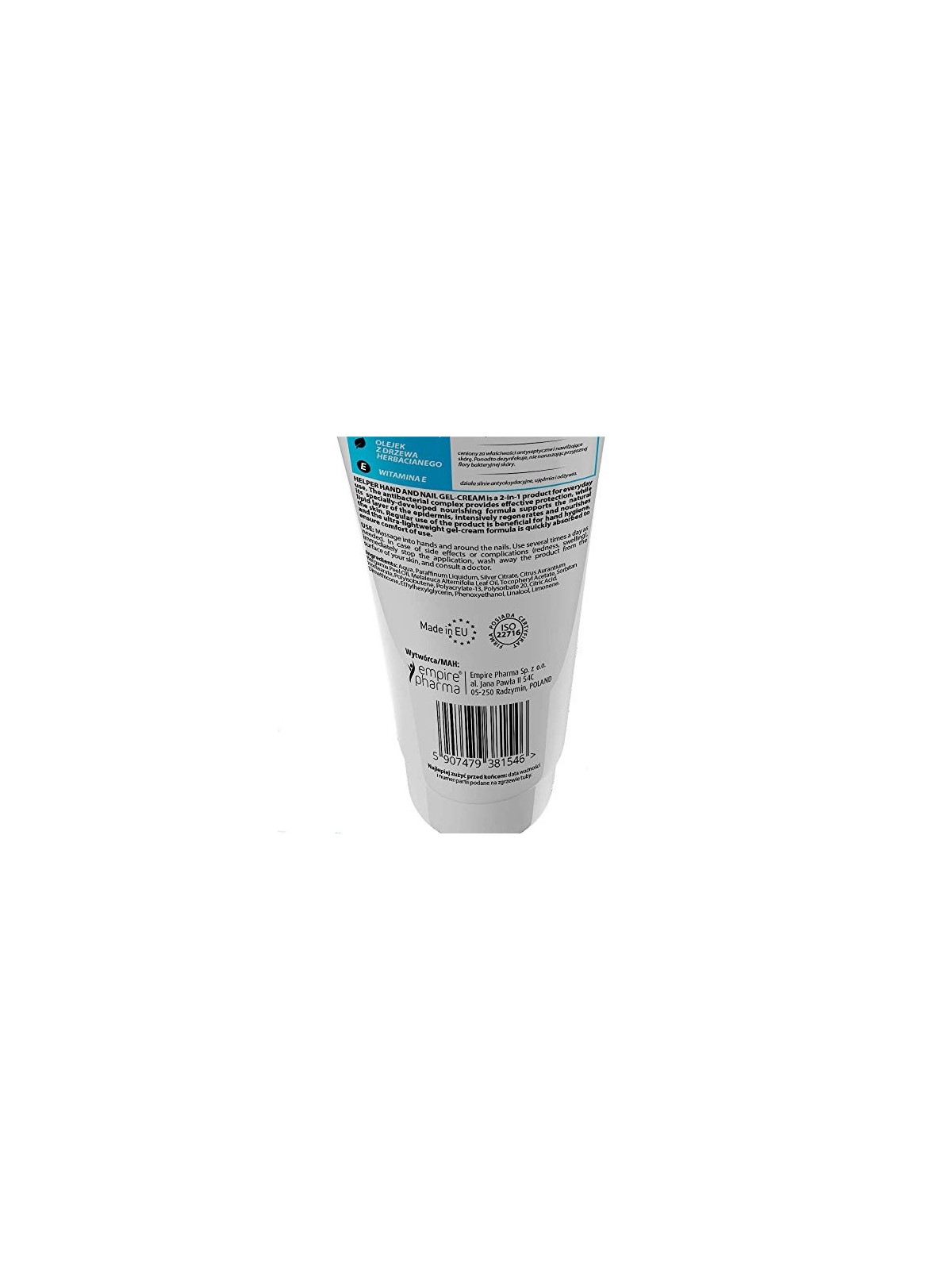 Crema-gel per mani e unghie antibatterica 100ml