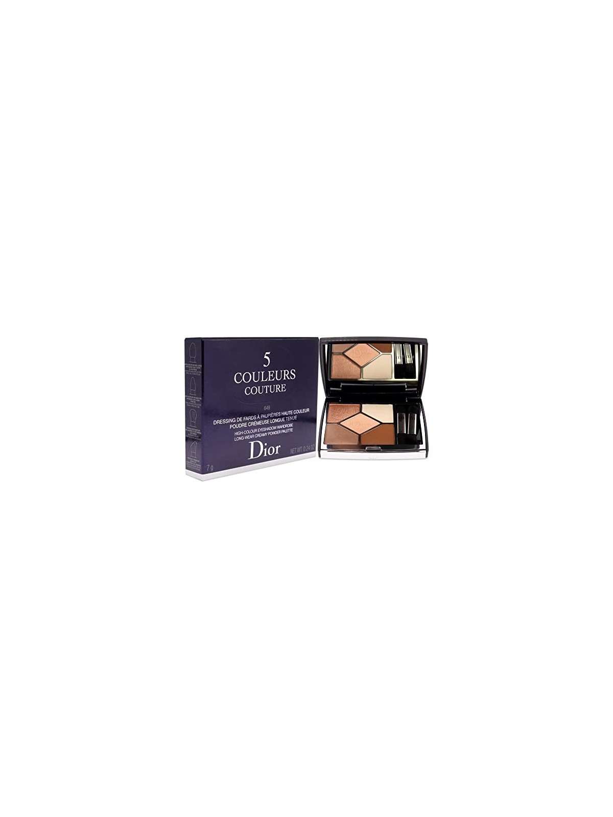 Dior 5 Couleurs Couture Eyeshadow Palette donna 7g Numero 649 Nude Dress