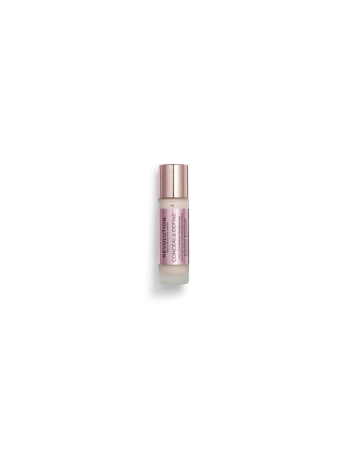 Makeup Revolution Trucco nascosto e definito trucco superiore F3 donna