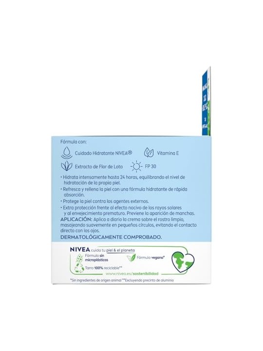 Crema giorno idratante Nivea SPF30 pelle normale e mista 50ml