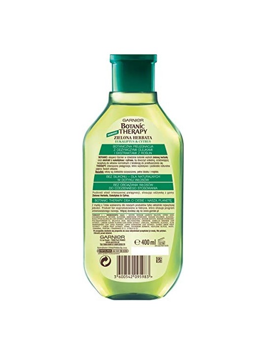 Shampoo detergente e rinfrescante al t verde eucalipto e agrumi 400 ml