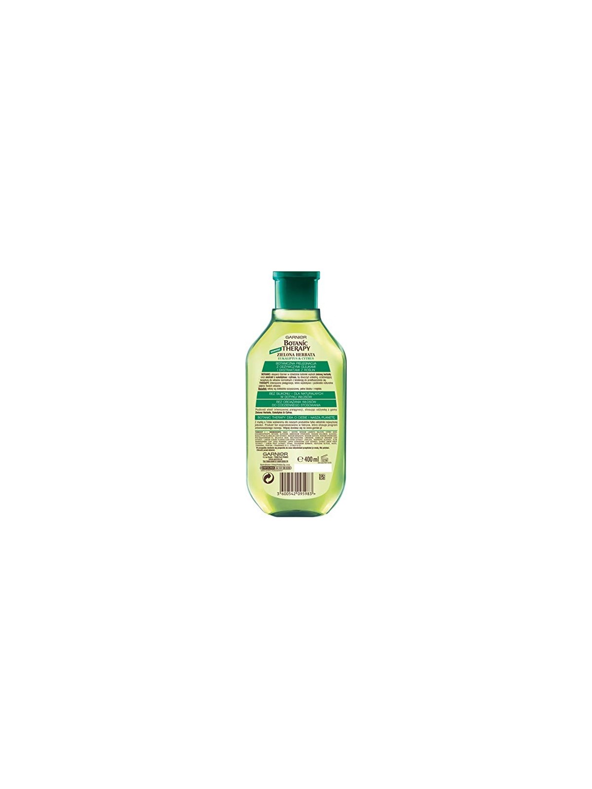 Shampoo detergente e rinfrescante al t verde eucalipto e agrumi 400 ml