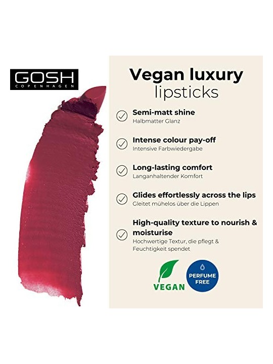 Gosh Luxury Rose Lips 005 Seduce 35g unisex