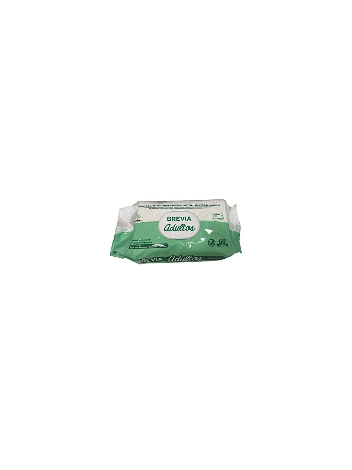 Salustar BREVIA salviette con lozione per pulizia adulti 30x20 cm 60 unit unisex