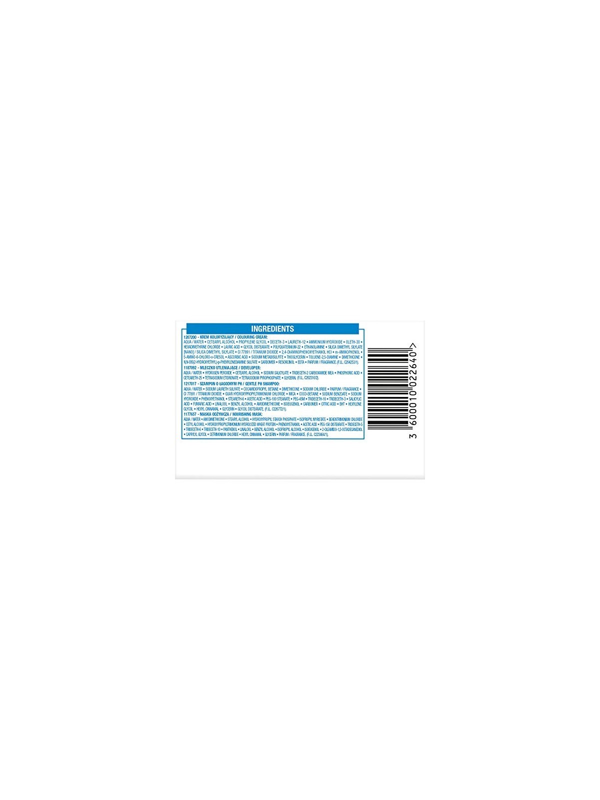 Tintura per capelli Excellence Creme 01 Biondo naturale super chiaro