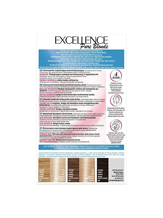Tintura per capelli Excellence Creme 01 Biondo naturale super chiaro