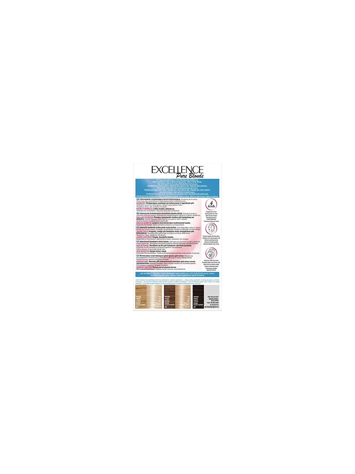 Tintura per capelli Excellence Creme 01 Biondo naturale super chiaro