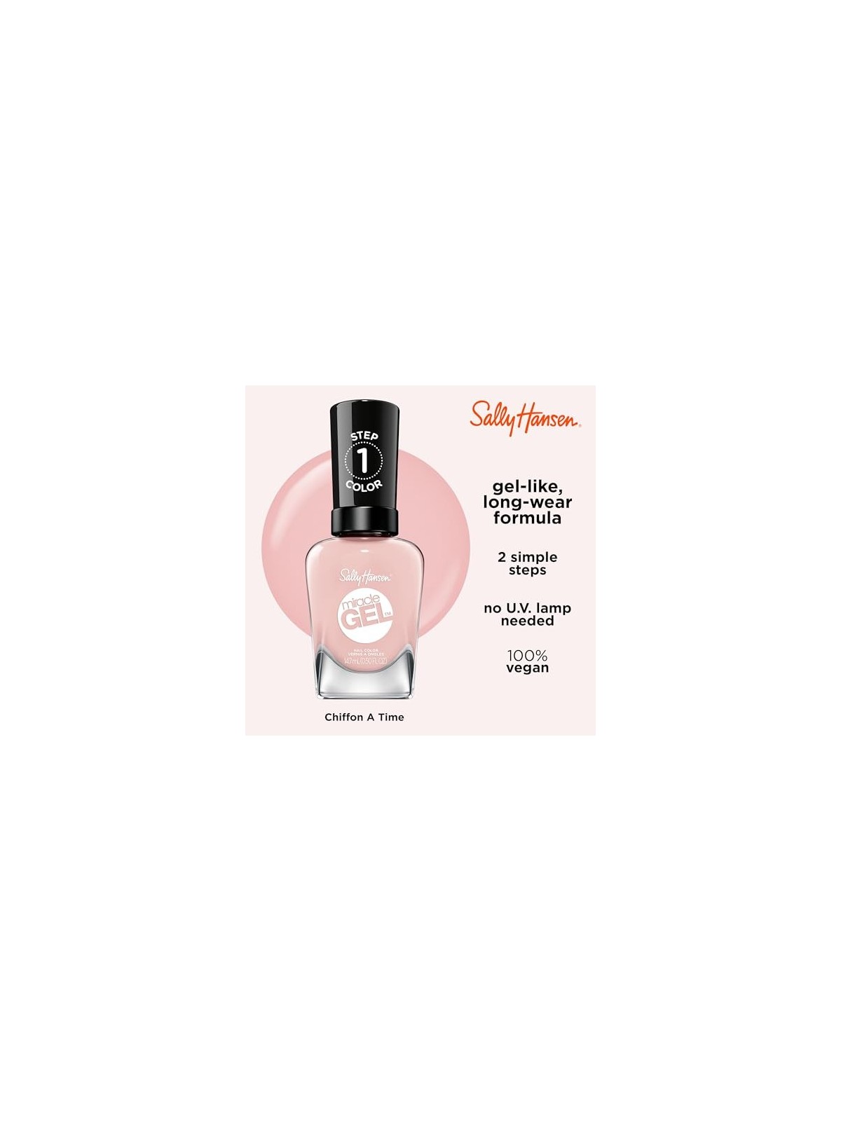 SALLY HANSEN Miracle Smalto gel 248 Once A Chiffon 147ml