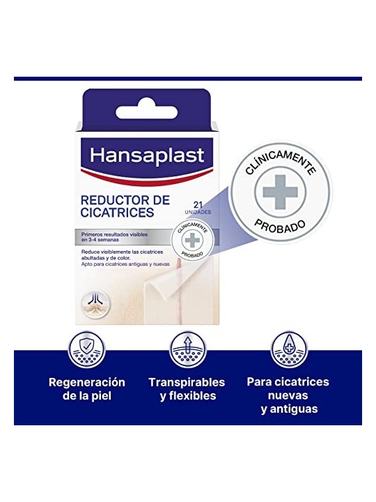 Hansaplast Riduzione Delle Cicatrici Med 21 Pezzi Unisex