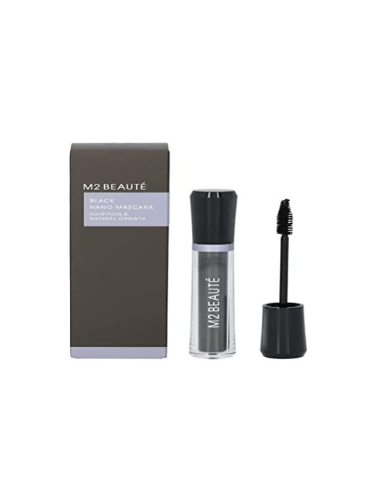 M2 Beaute Black Nano Mascara donna 6ml Nutrition & Natural Growth M2 Beauté www.essenzetotalstyle.com 
