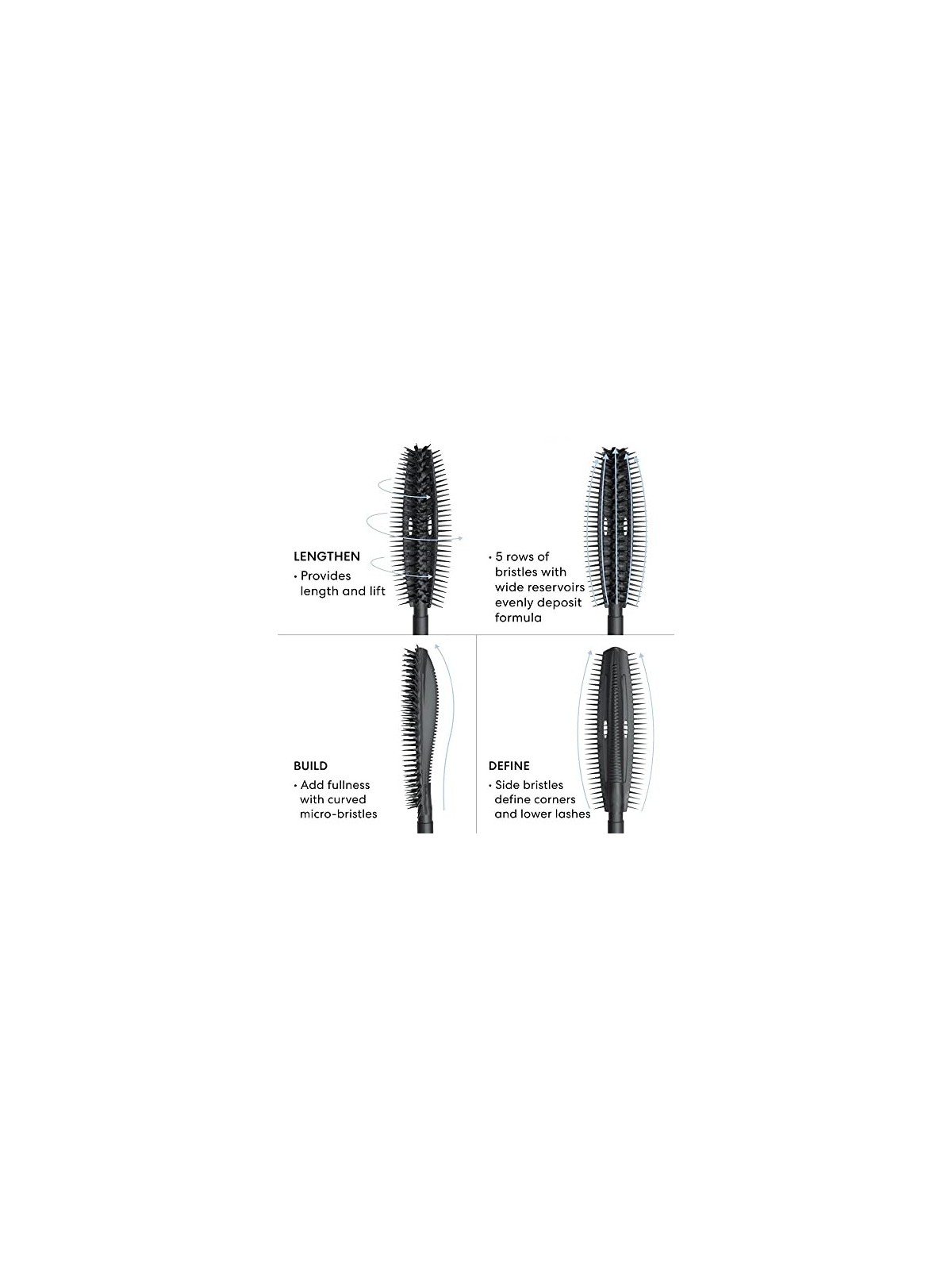 Mascara BareMinerals Strenght & Lenght Serum-Infused 8ml Nero Estremo