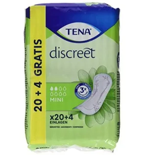 Tena Lady DISCREET compresa per incontinenza mini 24 unit donna