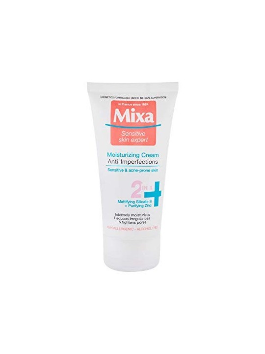 Crema idratante antiimperfezioni Mixa Sensitive Skin Expert donna 50ml