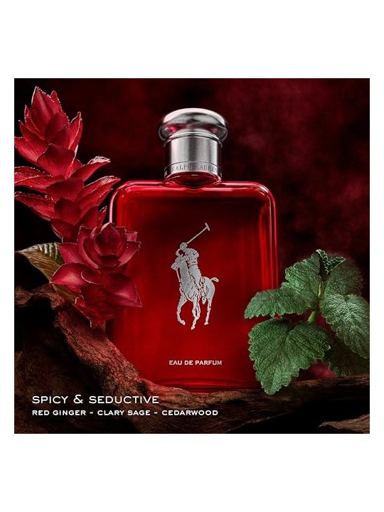 Ralph lauren polo red eau de perfum 125ml vaporizzatore unisex