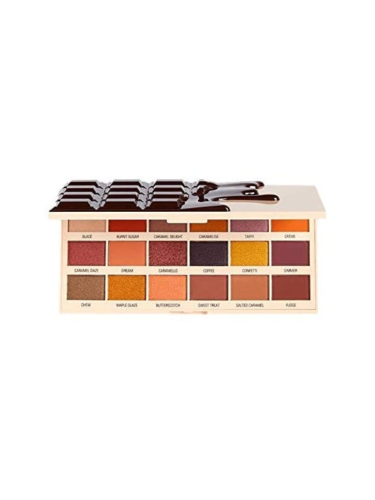Makeup Revolution I Heart Caramel Palette Ombretti Nudes Cioccolato 18 g donna Makeup Revolution www.essenzetotalstyle.com 
