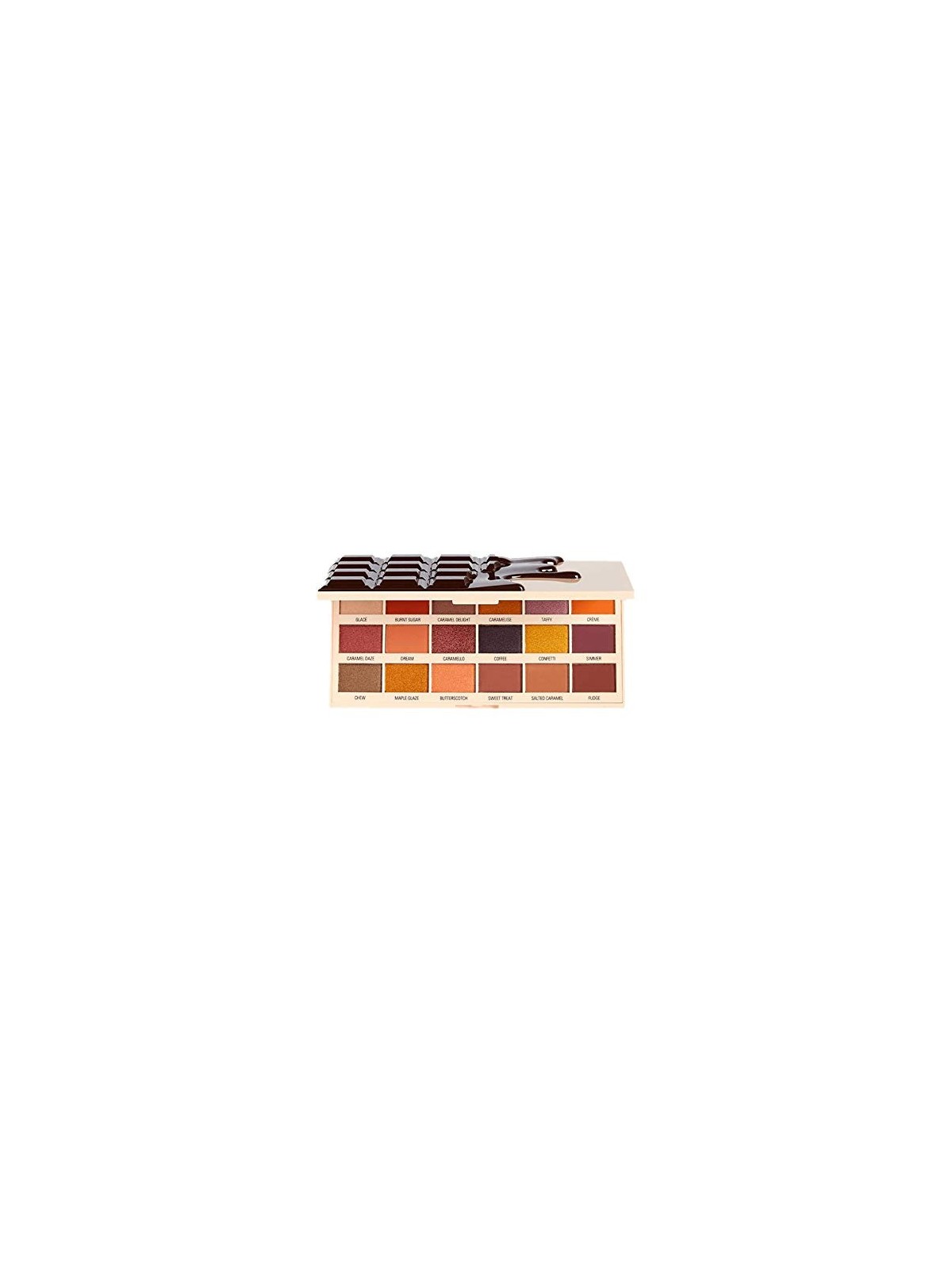 Makeup Revolution I Heart Caramel Palette Ombretti Nudes Cioccolato 18 g donna Makeup Revolution www.essenzetotalstyle.com 