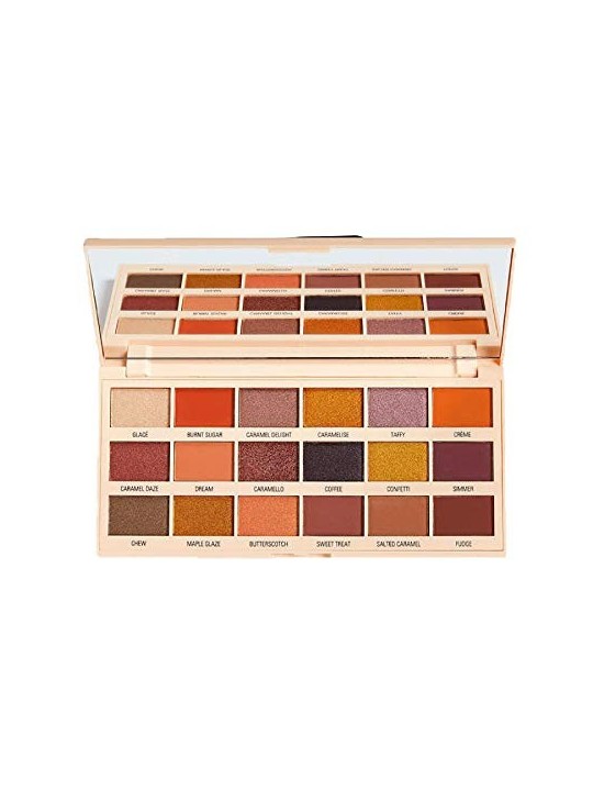 Makeup Revolution I Heart Caramel Palette Ombretti Nudes Cioccolato 18 g donna Makeup Revolution www.essenzetotalstyle.com 