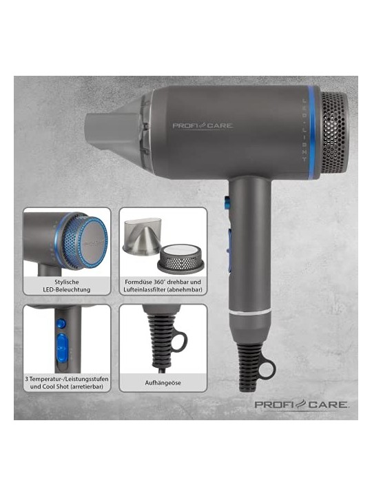 Profi Care HT 3082 Powerful Hair Dryer for Women