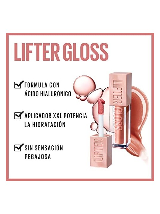 Maybelline Lifter Gloss Lucidalabbra idratante 54 ml donna 03 Moon
