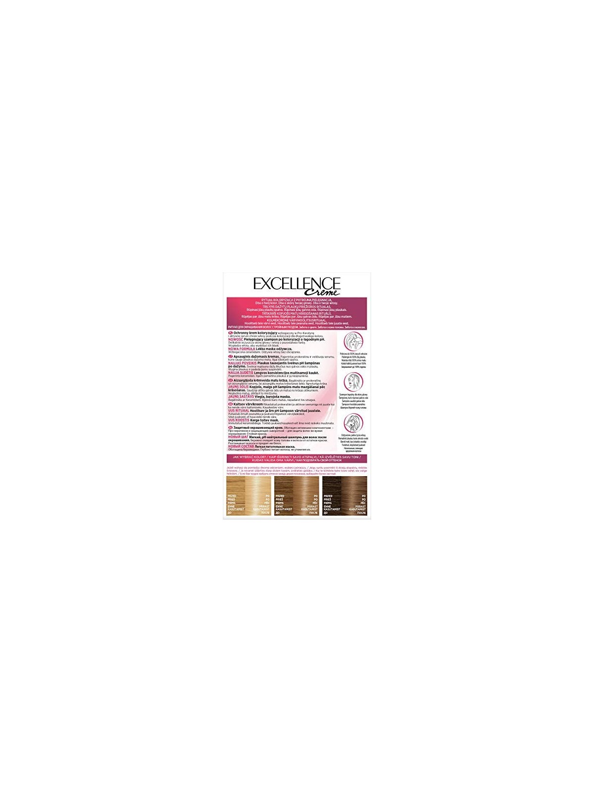 Tintura per capelli L'Oreal Excellence Creme 9 Biondo Molto Chiaro