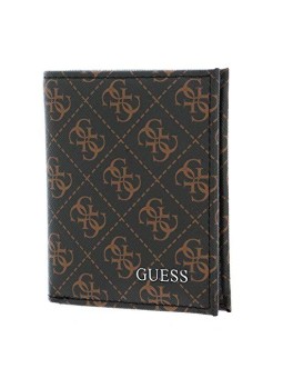Portafoglio Guess Vezzola SMVZLALEA22 Marrone Scuro Uomo