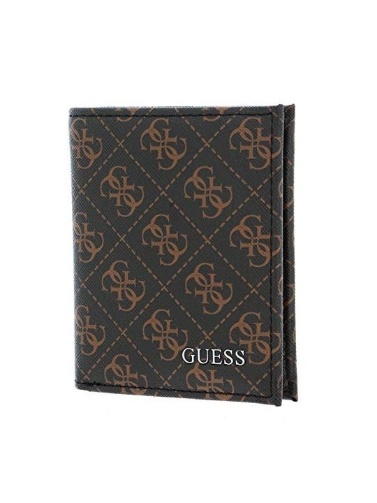 Portafoglio Guess Vezzola SMVZLALEA22 Marrone Scuro Uomo