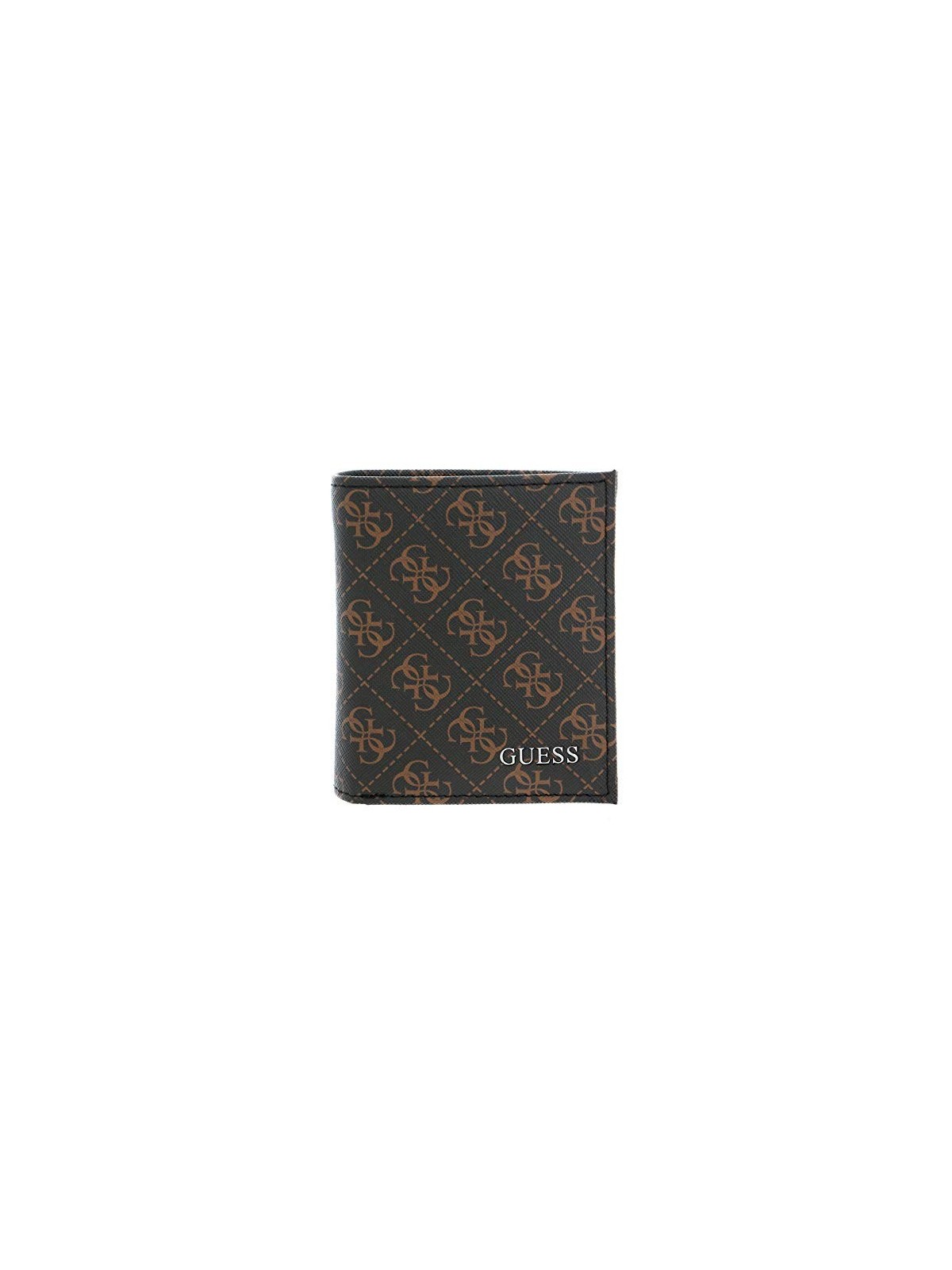 Portafoglio Guess Vezzola SMVZLALEA22 Marrone Scuro Uomo