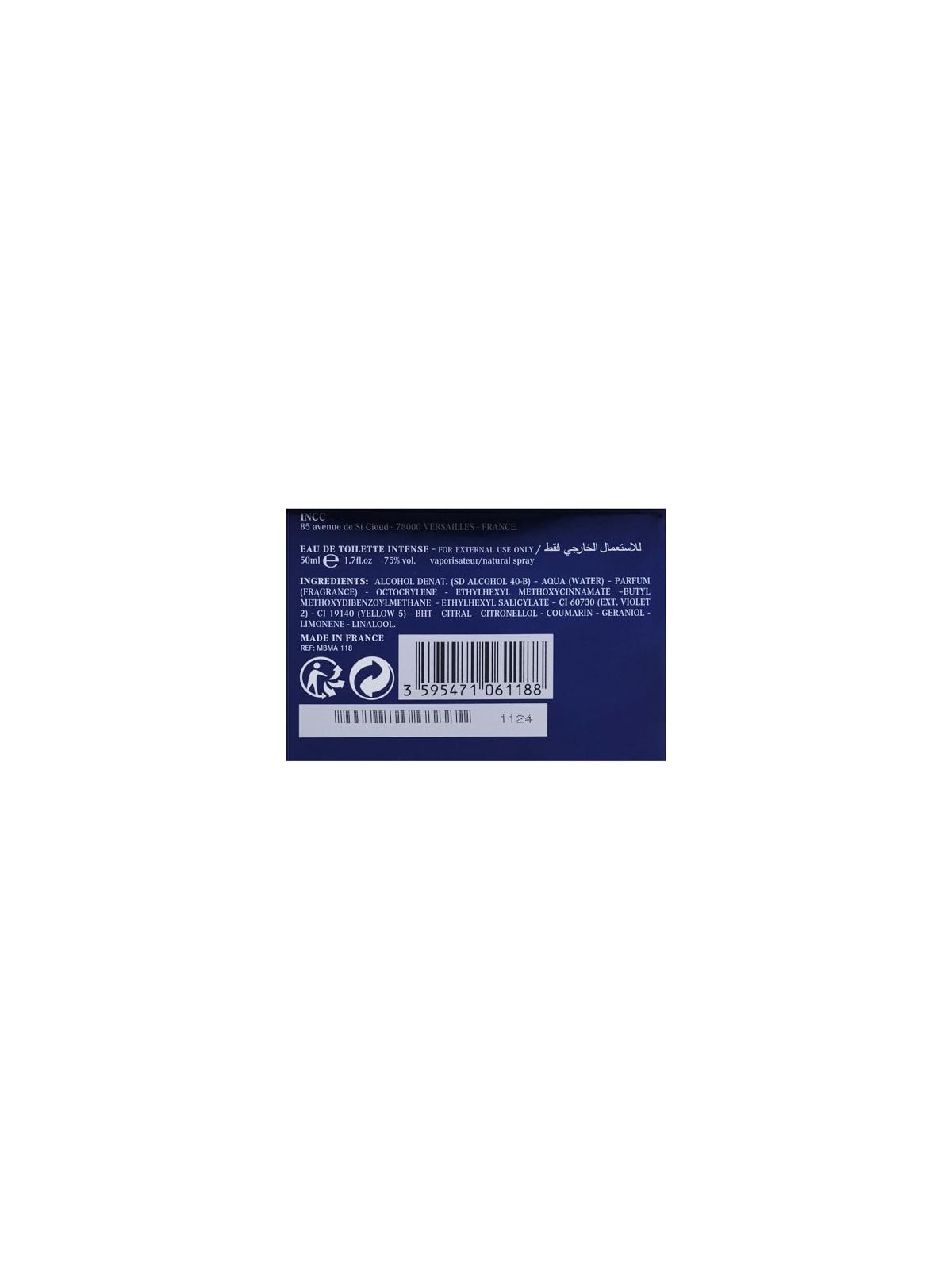 Mercedes-Benz Man Intense EDT 50ml