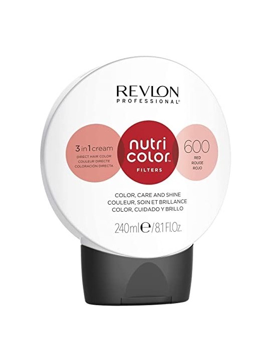 Revlon Nutri Color Filters 3 In 1 Cream 240ml 600 Red