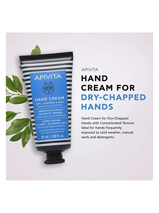 Crema per mani secche e screpolate Apivita con Iperico 50ml