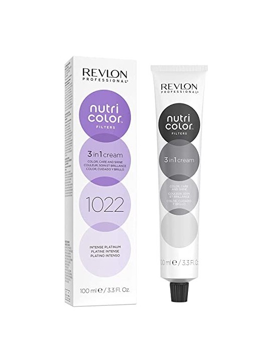 Revlon Nutri Color Filters 3 In 1 Cream 100ml 1022 Intense Platinum