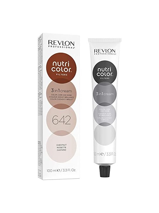 Revlon Nutri Color Filters 3 In 1 Cream 100ml 642 Chestnut