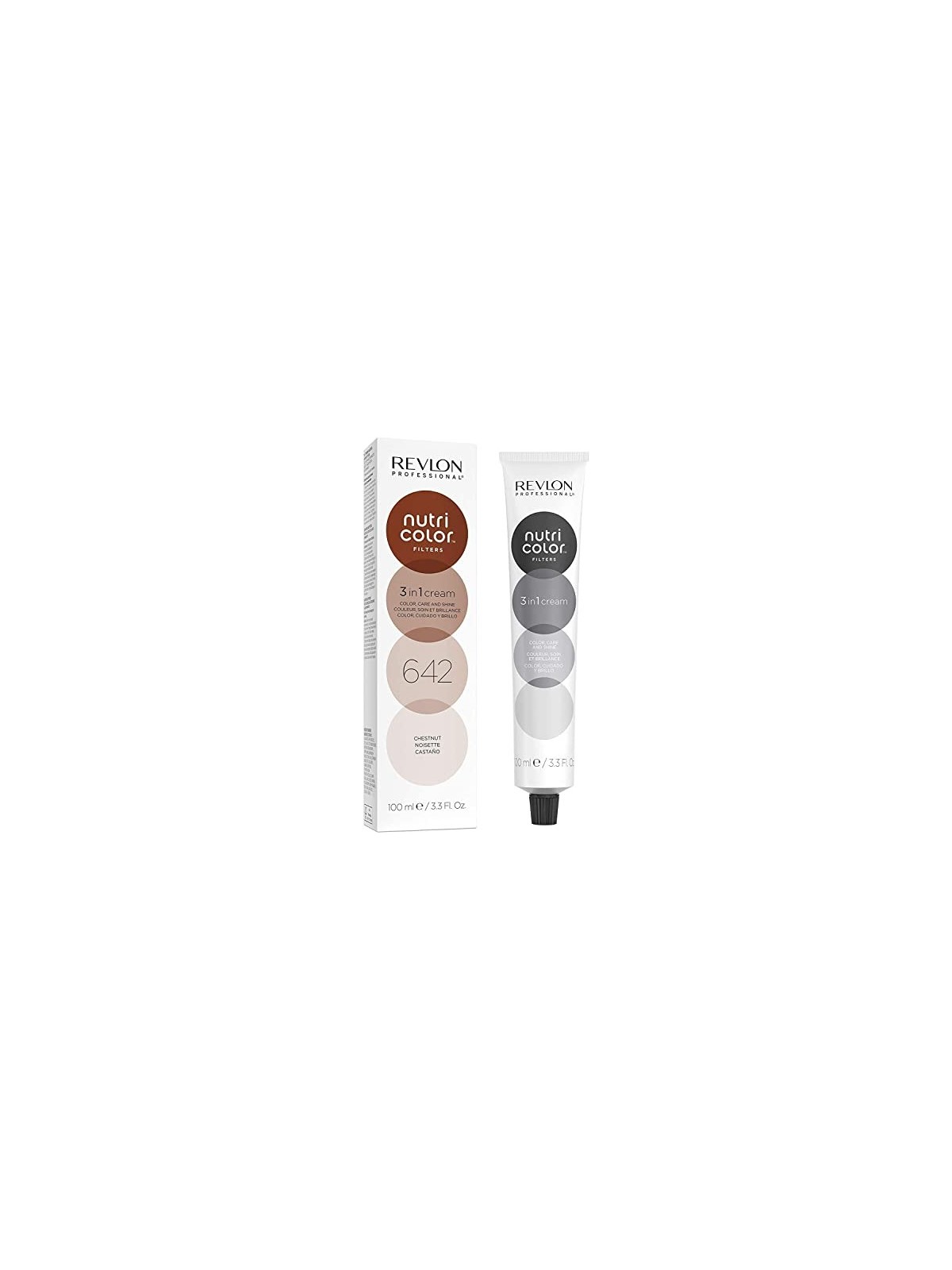 Revlon Nutri Color Filters 3 In 1 Cream 100ml 642 Chestnut