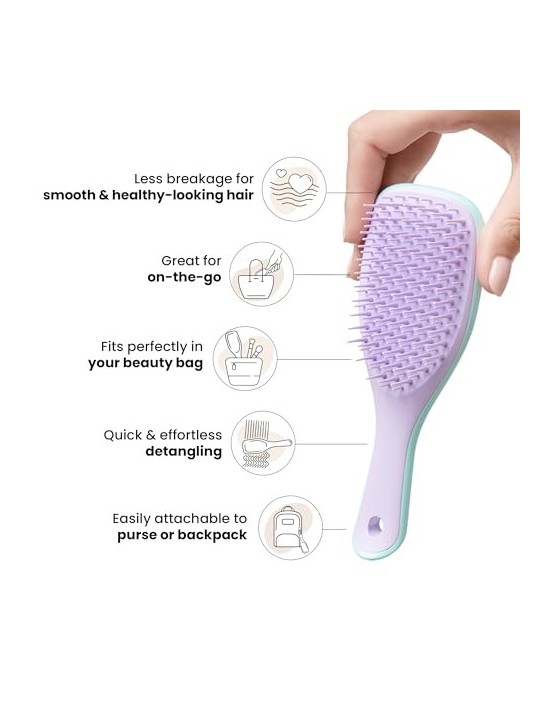 Tangle Teezer Wet Distangling Hairbrush Wisteria Leaf