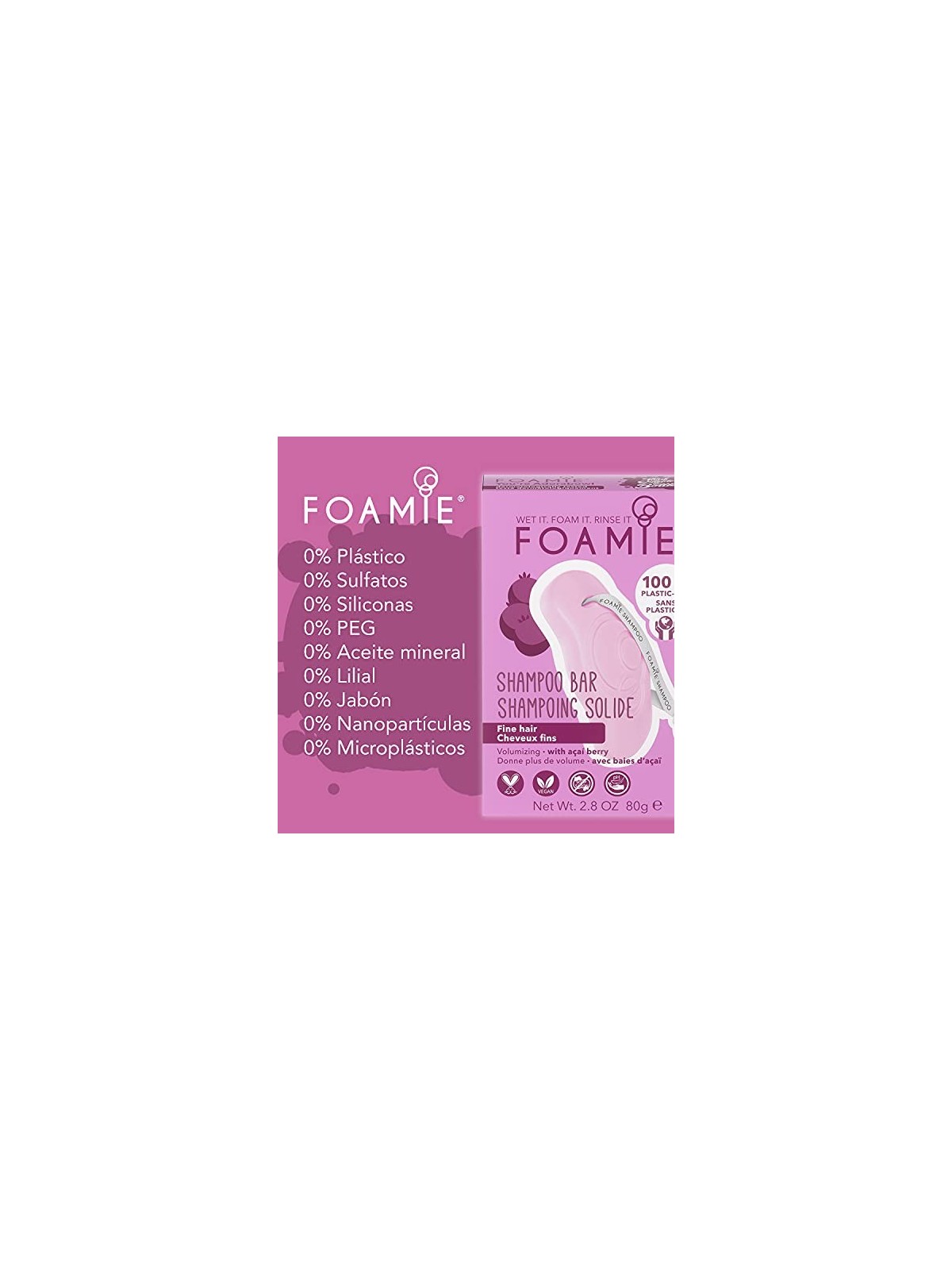 Foamie Sei Adorabowl Shampoo Bar per volume di capelli fini