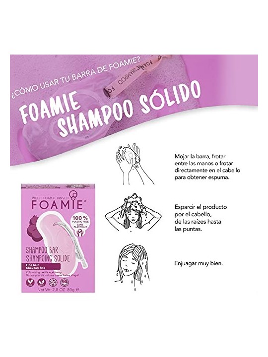 Foamie Sei Adorabowl Shampoo Bar per volume di capelli fini