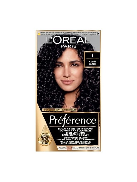 Tintura capelli Preference 1 Napoli Nero