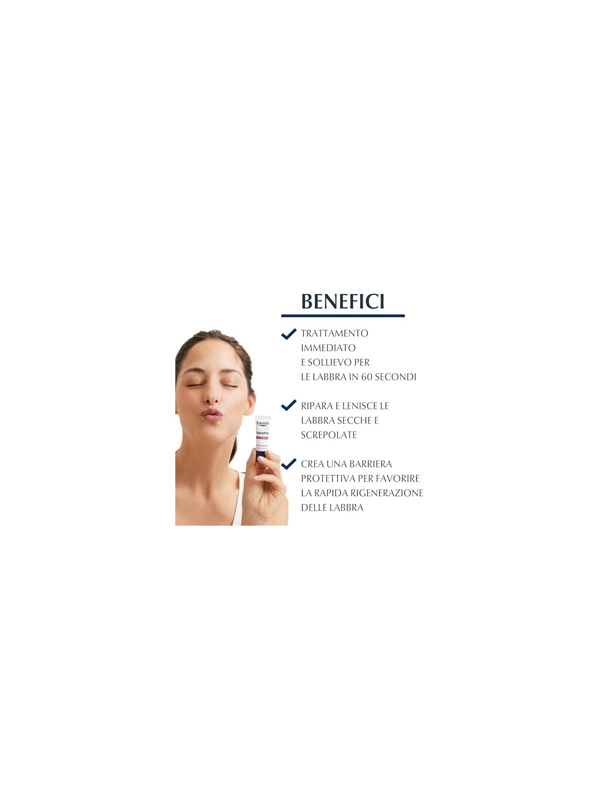 Balsamo Labbra Eucerin Aquaphor SOS Ripara 10ml