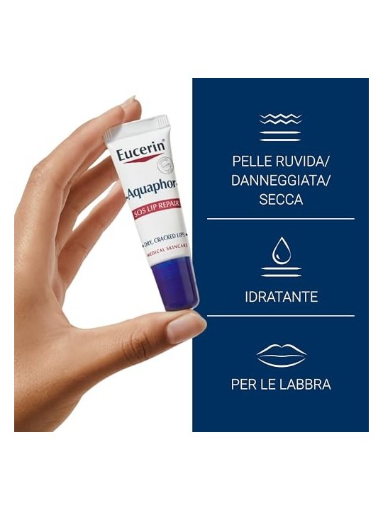 Balsamo Labbra Eucerin Aquaphor SOS Ripara 10ml