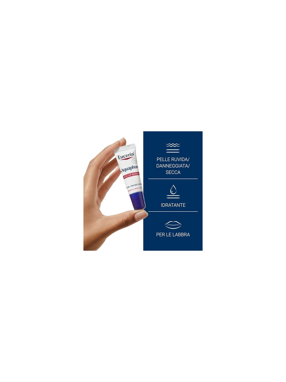 Balsamo Labbra Eucerin Aquaphor SOS Ripara 10ml