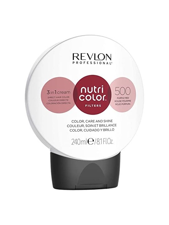 Revlon Nutri Color Filters 3 In 1 Cream 240ml 500 Purple Red