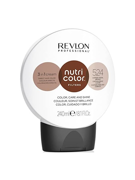 Revlon Nutri Color Filters 3 In 1 Cream 240ml 524 Copper Pearl Brown