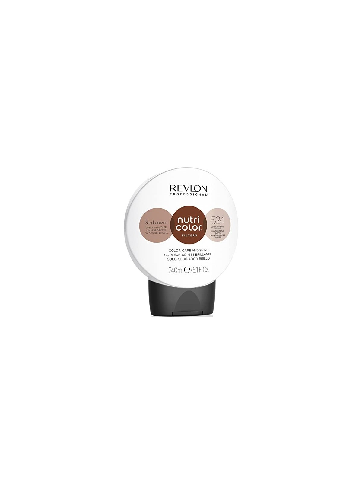 Revlon Nutri Color Filters 3 In 1 Cream 240ml 524 Copper Pearl Brown