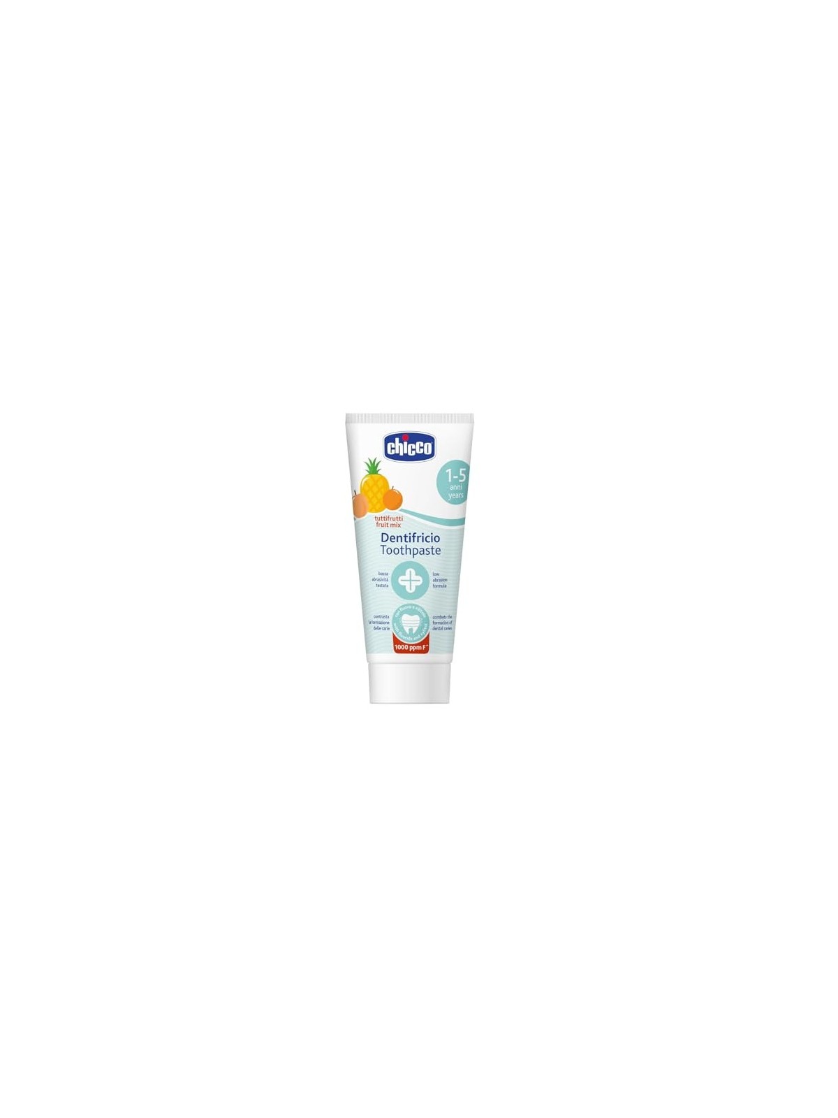 Dentifricio al fluoro 1000ppm gusto multifrutto 15l 50ml