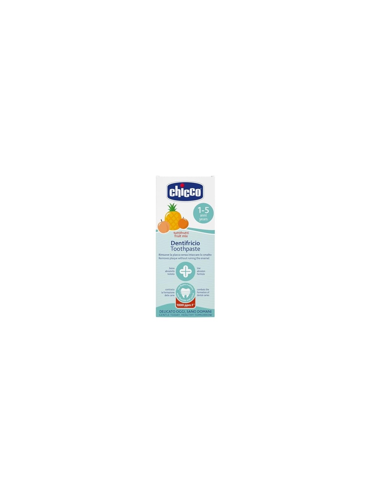 Dentifricio al fluoro 1000ppm gusto multifrutto 15l 50ml